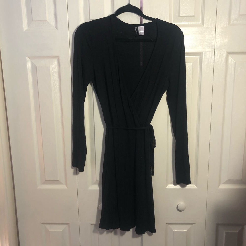Black Wrap Dress